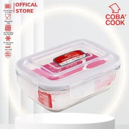 Thumbnail Hộp Thủy Tinh Bảo Quản Thực Phẩm Chịu Nhiệt COBACOOK Hình Chữ Nhật- CBHL370XA 1