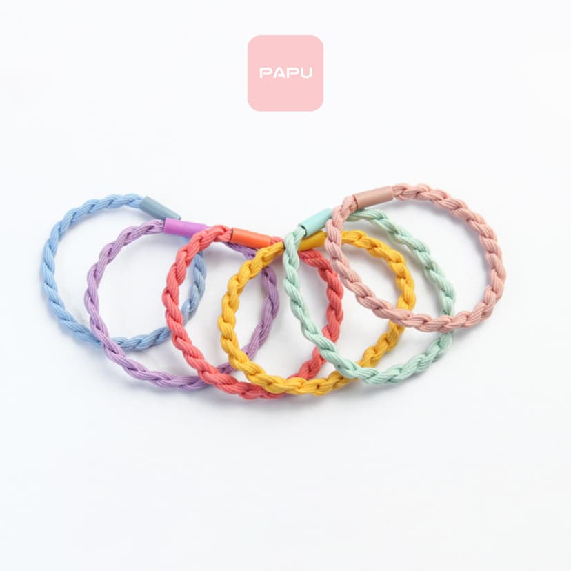 Ảnh Thun Cột Tóc ( 1 Thun ) , Chun Cột Tóc PAPU 1