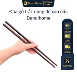 Thumbnail Đũa xào nấu thức ăn DandiHome gỗ trắc dai 35,5cm cao cấp, chịu nhiệt tốt, an toàn 1
