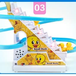Thumbnail Đồ chơi vịt leo thang có đèn có nhạc Bi's House 3