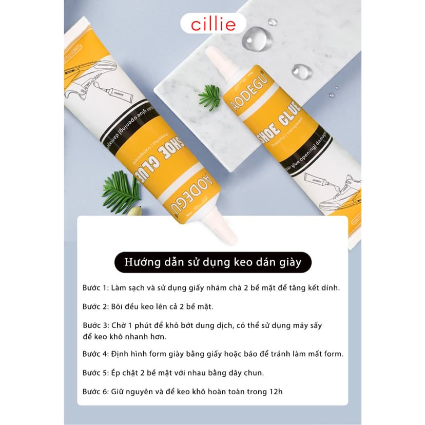 Ảnh Keo Dán Giày Dép Siêu Dính Chắc Chắn Trong Suốt An Toàn Với Da Tay 60ml 4