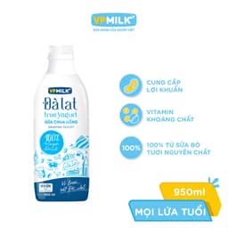 Thumbnail Sữa chua uống VPMilk Đà Lạt True Yogurt - chai 950ml 2