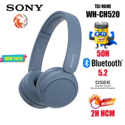 Thumbnail Tai Nghe Bluetooth Chụp Tai Có Mic Sony WH-CH520 - Pin 50H - Âm Thanh Mạnh Mẽ - DSEE - Driver 30mm 1