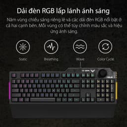 Thumbnail Bàn Phím Chơi Game Asus TUF Gaming K1 Chống Nước Tràn RGB - Hàng Chính Hãng 4