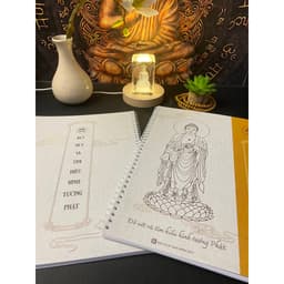 Thumbnail Sổ Tô Tranh Hình Tướng Phật In Mờ - Tuệ Nga 4