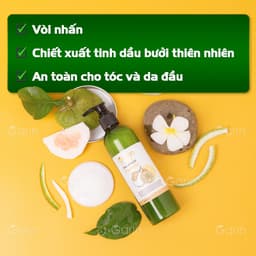 Thumbnail Dầu xả bưởi suôn mượt tóc pomelo GARIN 300ml phục hồi hư tổn cho tóc chắc khỏe óng ả mềm mại 2
