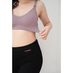 Thumbnail Áo lót bầu A1 không gọng chống chảy sệ có nút tháo thuận tiện, nâng đỡ tốt giữ dáng sau sinh  by L'AMME 3