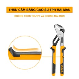 Thumbnail Kìm mỏ quạ 10 inch/250mm INGCO HPP28251 độ mở tối đa 50mm kích thước dài 250mm 1