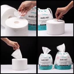 Thumbnail Khăn Mặt Khô Chillwipes Facial & Hand Disposable Cleansing Towel (80 Tờ) 2