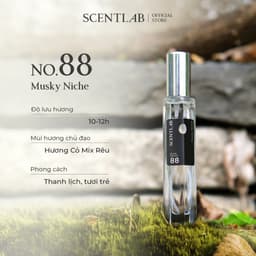 Thumbnail Nước hoa unisex SCENTLAB No.88 hương cỏ xanh Noble Musky Niche tinh dầu thơm lâu thanh lịch, tươi mát mini 10ml 3