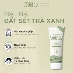 Thumbnail Combo 2 mặt nạ đất sét trà xanh BeUclay 70g 3