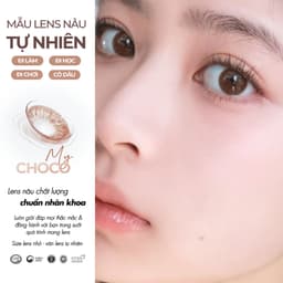 Thumbnail Lens nâu có độ cận MY CHOCO hiệu Angel Eyes có độ từ 0 - 8 độ, dòng kính áp tròng nâu tự nhiên phù hợp đeo hằng ngày 4
