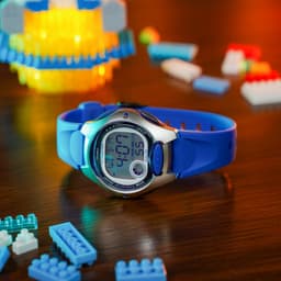 Thumbnail Đồng Hồ Casio Trẻ Em Điện Tử LW-200-2AVDF Mặt Tròn Dây Cao Su Chính Hãng 4