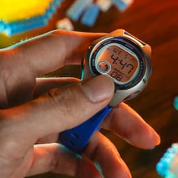 Thumbnail Đồng Hồ Casio Trẻ Em Điện Tử LW-200-2AVDF Mặt Tròn Dây Cao Su Chính Hãng 3