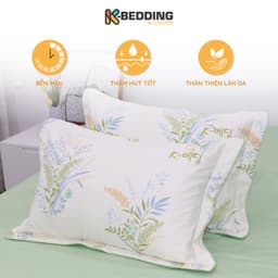 Thumbnail Vỏ Gối Nằm Chần Bông Cotton Hàn Quốc KBedding by Everon 45x65cm ( 1 cặp) 1