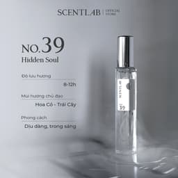 Thumbnail Nước hoa nữ SCENTLAB No.39 mùi hương nhẹ nhàng Hidden Soul tinh dầu thơm lâu, mini 10ml lưu hương 6h, trong sáng nhẹ dịu 3