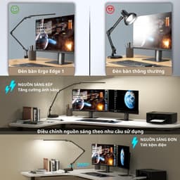 Thumbnail Đèn bàn học bảo vệ mắt DandiHome Ergo 1 chống cận để làm việc, đọc sách có thể kéo dài và gấp gọn - 3 chế độ sáng 2