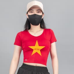 Thumbnail Áo thể thao Gladimax Croptop Cộc Tay cá tính có sẵn đệm ngực hỗ trợ tập luyện hiệu quả 1