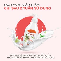 Thumbnail Sữa tắm Oriss khỏi mụn lưng giảm thâm mụn, viêm nang lông chai 300ml 3