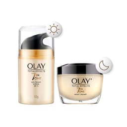 Thumbnail COMBO 2 Kem Dưỡng Ngày & Đêm Phục Hồi & Ngăn 7 Dấu Hiệu Lão Hóa OLAY TOTAL EFFECTS 50G X2 1