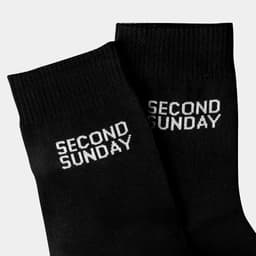 Thumbnail Tất cao cổ Seccond Sunday Basic Logo Crew Socks SA02 4