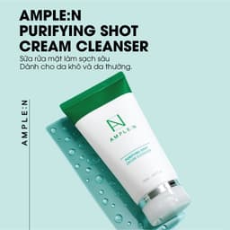 Thumbnail Sữa Rửa Mặt Dịu Nhẹ AMPLE:N Purifying Shot Cream Cleanser 150ml 1