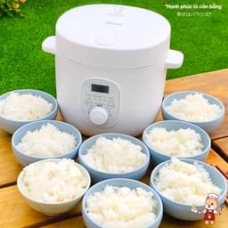 Thumbnail Nồi Cơm Điện Mini Thông Minh 10in1 VIFIBA, Chức Năng Hẹn Giờ Nấu Cơm, Cho 1 - 2 người ăn 3