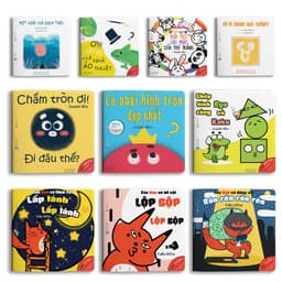 Thumbnail Sách Ehon - Combo 10 cuốn Màu sắc, Âm thanh, Hình khối - Dành cho bé 0-6 tuổi 1