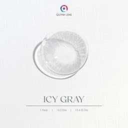 Thumbnail Kính áp tròng QUYNH LENS Icy Gray 0 độ 1
