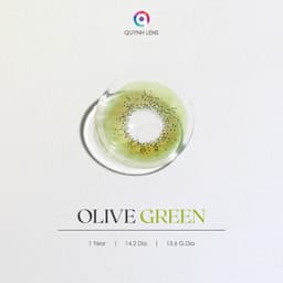 Thumbnail Kính áp tròng QUYNH LENS Olive Green 0 độ 1