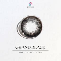 Thumbnail Kính áp tròng QUYNH LENS Grand Black 0 độ 1