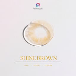 Thumbnail Kính áp tròng QUYNH LENS Shine Brown 0-8 độ 1