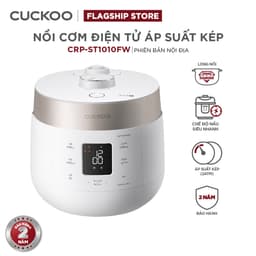 Thumbnail Nồi cơm điện tử áp suất kép Cuckoo 1.8L CRP-ST1010FW - Lòng nồi phủ men Xwall độc quyền 1