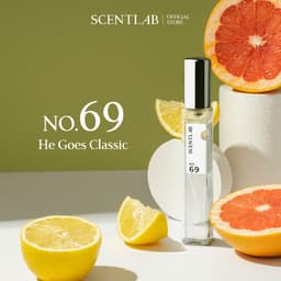 Thumbnail Nước hoa nam SCENTLAB No.69 hương citrus He Goes Classic tinh dầu thơm lâu lưu hương 8h nam tính, tươi mát mini 10ml 2