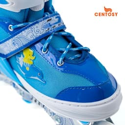 Thumbnail Giày Patin Trẻ Em COUGAR Centosy Mega Cao Cấp Họa Tiết Cá Heo, Có Nút Chỉnh Size Tiện Lợi 3