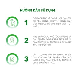 Thumbnail Cao Bôi Ezema 50 | Thương Hiệu iCare Pharma | Hỗ Trợ Loại Bỏ Nấm Da Đầu Và Bong Tróc Vảy Trắng 4