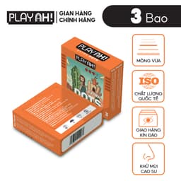 Thumbnail Bao Cao Su PlayAh Extra Dots Thêm Gai Hộp 3/10 52mm 4