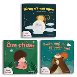 Thumbnail Sách Ehon Combo 3 cuốn Buồn ngủ ơi là buồn ngủ Dành cho trẻ từ 0 4 tuổi 1