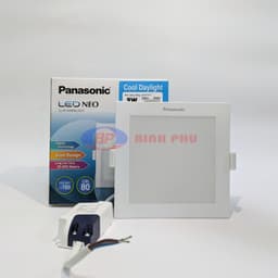 Thumbnail Đèn LED âm trần Downlight Panasonic Vuông đơn sắc 9W Neo Slim, Trắng 6500K, Trung tính 4000K 3