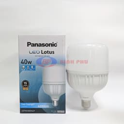 Thumbnail Đèn LED Bulb Trụ Trắng Panasonic Lotus Đuôi E27 Công suất 20W 30W 40W 50W ánh sáng trắng 6500K 2