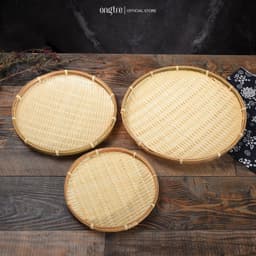Thumbnail Mẹt tre viền mây thủ công cao cấp xuất khẩu 15-60cm - ONGTRE 2