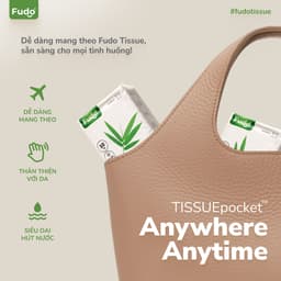 Thumbnail Gói Khăn Giấy Bỏ Túi ║ Fudo Bamboo® ║ TISSUEPOCKET™ 3
