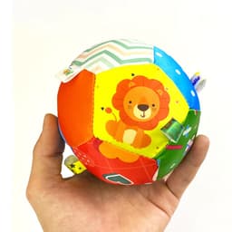 Thumbnail Bóng vải PiPo Color 12 miếng ghép cho trẻ dễ dàng luyện cầm nắm, hình vẽ bắt mắt 2