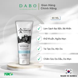 Thumbnail Sữa rửa mặt than hoạt tính cao cấp DABO Charcoal Cleansing Foam 60ml 2