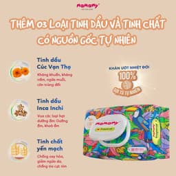 Thumbnail Combo 3 gói khăn ướt Mamamy Tropical 60 tờ không mùi cao cấp chính hãng cho mẹ và bé, sợi vải thuần tự nhiên và rayon 4
