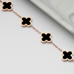 Thumbnail Vòng tay nữ CDE Five Four Leaf Clovers Bracelet Silver CDE2026RG.BL 4