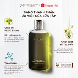 Thumbnail Sữa tắm Vi Jully Dưỡng da hương nước hoa dành cho Nam 350ml (Sichuan Pepper) 2
