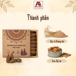 Thumbnail Nhang nụ An An, nụ hương bài xông nhà 100% tự nhiên hộp 39 nụ 4