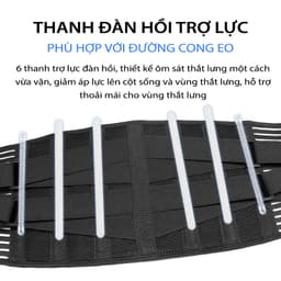 Thumbnail Đai Đeo Lưng AOLIKES Hỗ Trợ Giảm Đau Lưng Đau Cột Sống Khi Chơi Thể Thao DDL01 4