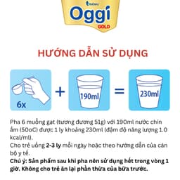 Thumbnail Sữa bột Oggi Gold Suy Dinh Dưỡng 900g giúp bé tăng cân, ngừa táo bón - VitaDairy 2
